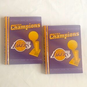 (2) Los Angeles Lakers NBA 2010 Finals Champions Photo Albums (NEW)